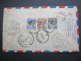 1951, Cover To  India - Malaya (British Military Administration)