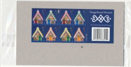 USA 2013 Scott 4817-4820, Gingerbread Houses Forever Stamps. Booklet Of 20, WITH DIE CUTS, MNH (**) - 1981-...