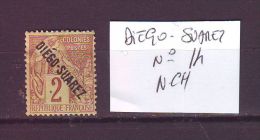 TIMBRE. FRANCE. COLONIE. DIEGO SUAREZ. N° ........14 - Used Stamps