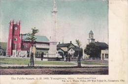 Ohio Youngtown The Public Square 1909 - Autres & Non Classés