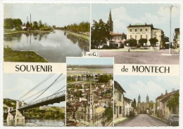 MONTECH Souvenir Multivues (SPADEM) Tarn & Garonne (82) - Montech