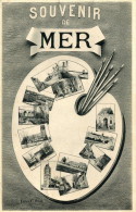 CPA 41 SOUVENIR DE MER 1905 - Mer