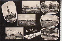 6630 SAARLOUIS, Mehrbildkarte, 195... - Kreis Saarlouis