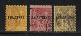 LEVANT N° 1 à 3  Obl. - Used Stamps