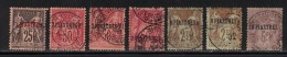 LEVANT N° 4 à 8  Obl. Sauf 6 - Used Stamps