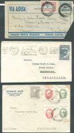 ARGENTINA 3 Old Front Covers VERY NICE! - Brieven En Documenten