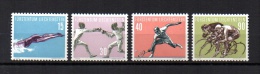 Liechtenstein   1958  .-   Y&T Nº     327/330   ( C/ Charniere ) - Unused Stamps