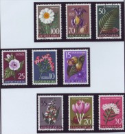 YUGOSLAVIA 812-820,used,flowers - Used Stamps