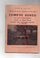 87 - LIMOGES - COMPTE RENDU DIRECTION SERVICES AGRICOLES HAUTE VIENNE-1950-1952-R. DURANDEAU-LES VASEIX-BELLAC - Limousin