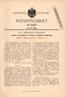 Original Patentschrift - Dr. A. Michaelis In Rostock I. Meckl., 1900 , Darstellung Von I-Phenyl-2 , Chemie , Labor !!! - Rostock