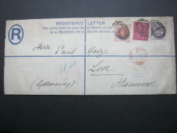 1891, Registered Letter   Nach Deutschland - Brieven En Documenten