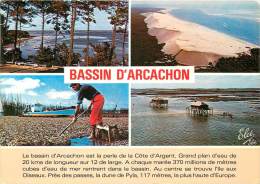 BASSIN D'ARCACHON CARTE MULTIVUES - Arcachon