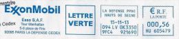 FRANCE (2013) - La Défense (92) : ESSO SAF French Affiliate Of ExxonMobil Group : Pétrole / Oil. Logo. EMA HAVAS Meter. - Pétrole