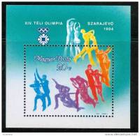 HUNGARY-1983.Souvenir Sheet - Olympic Games,Sarajevo MNH!! - Inverno1984: Sarajevo