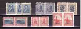 ARGENTINA 1918-20 Various Subject  Yvert Cat. N° 240-252/54+Service 379 MINT HINGED - Ungebraucht