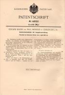 Original Patentschrift - E. Bauer Und P. Honold In Geislingen A.d. Steige , 1903 , Zahnstocher - Behälter , Zähne  !!! - Geislingen