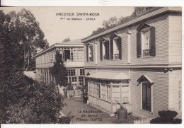 Delcampe - PCIA De MALLECO (Chili-Amérique Sud) Hacienda Santa-Rosa Résidensia Del Senor Alberto DUFEU - Cile