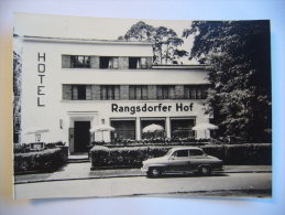 Germany: Rangsdorf (Kr. Zossen) - Hotel Rangsdorfer Hof - Oldtimer, Old Auto - 1950's Unused - Rangsdorf