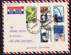 1967  Air Letter To Germany   Antarctic Scenes - Storia Postale