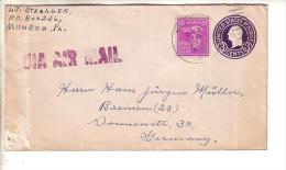 GOOD USA Postal Cover To GERMANY 1947 With Original Stamp - Washington - Brieven En Documenten