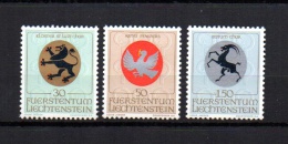Liechtenstein   1969.-   Y&T  Nº    462/464 - Oblitérés