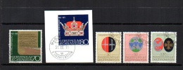 Liechtenstein   1971.-   Y&T  Nº    489/490 - 491/493 - Oblitérés