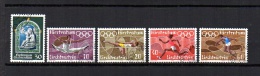 Liechtenstein   1971-72.-   Y&T  Nº    498 - 499/502 - Oblitérés
