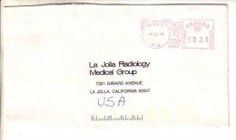 GOOD CANADA Postal Cover To USA 1986 With Franco Cancel - Covers & Documents