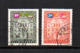 Liechtenstein   1976.-   Y&T  Nº    65-68   Servicio - Revenue Stamps