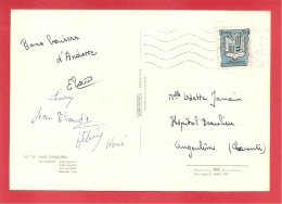 N°Y&T 156  ANDORRE Vers FRANCE    Le   1961(2 SCANS) - Storia Postale