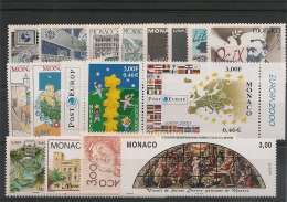 MONACO  Années 1991/2001 EUROPA   ** Côte: 28,60 € - Lots & Serien