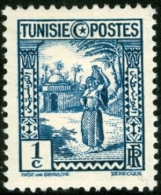 TUNISIA, FRENCH PROTECTORATE, USI E COSTUMI, 1931, FRANCOBOLLO NUOVO (MLH*), Mi 171, Scott 122, YT 161 - Nuovi