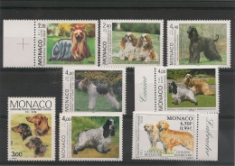 MONACO  Années 1988/2000 Chiens ** Côte: 21,00 € - Lots & Serien