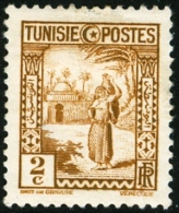 TUNISIA, FRENCH PROTECTORATE, USI E COSTUMI, 1931, FRANCOBOLLO NUOVO (MLH*), Mi 172, Scott 123, YT 162 - Nuevos