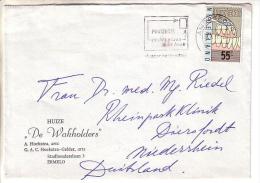 GOOD NETHERLANDS Postal Cover To GERMANY 1977 - Good Stamped: Tooth - Lettres & Documents