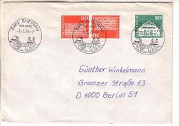 GOOD SWITZERLAND Postal Cover To GERMANY 1978 - Good Stamped: Samedan ; Gais - Covers & Documents