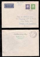 BERLIN 1959 Luftpost-Brief 70Pf + 10Pf Heuss Wohltorf – RECIFE Brasilien - Lettres & Documents