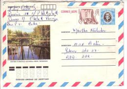 GOOD CUBA Postal Cover To DDR 1984 - Good Stamped: Cafe - Storia Postale