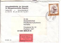 GOOD AUSTRIA EXPRES Postal Cover To GERMANY 1982 - Good Stamped: Bad Tatzmannsdorf - Lettres & Documents