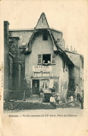 CPA 42 ROANNE VIEILLES MAISONS DU XV PLACE DU CHATEAU Dos Simple - Roanne