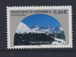 ANDORRE FRANCAIS 2002 TUNNEL D´ENVALIRA  N°  NEUF MNH** - Neufs