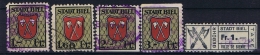 Switserland: Stempelmarken/Timbre Fiscal Stadt Biel - Revenue Stamps