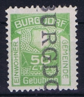 Switserland: Stempelmarken/Timbre Fiscal  Bergdorf Gebühren - Revenue Stamps
