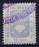 Switserland: Stempelmarken/Timbre Fiscal  Canton Fribourg - Revenue Stamps