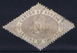 Switserland: Stempelmarken/Timbre Fiscal  Canton Geneve Lettre De Voiture - Revenue Stamps