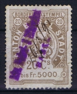 Switserland: Stempelmarken/Timbre Fiscal Canton Basel - Revenue Stamps