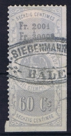 Switserland: Stempelmarken/Timbre Fiscal Canton Basel - Revenue Stamps