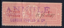 Switserland: Stempelmarken/Timbre Fiscal Canton Geneve - Revenue Stamps