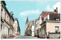 LE GRAND LUCE RUE PRINCIPALE,BEAU PLAN COULEUR REF 7825 - Le Grand Luce