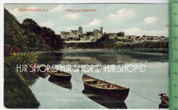 Bernburg – Schloss Vom Kesselbusch, Verlag: Leipziger Kunstverlag, Nr.297,  Postkarte Mit Frankatur, Mit Stempel - Bernburg (Saale)